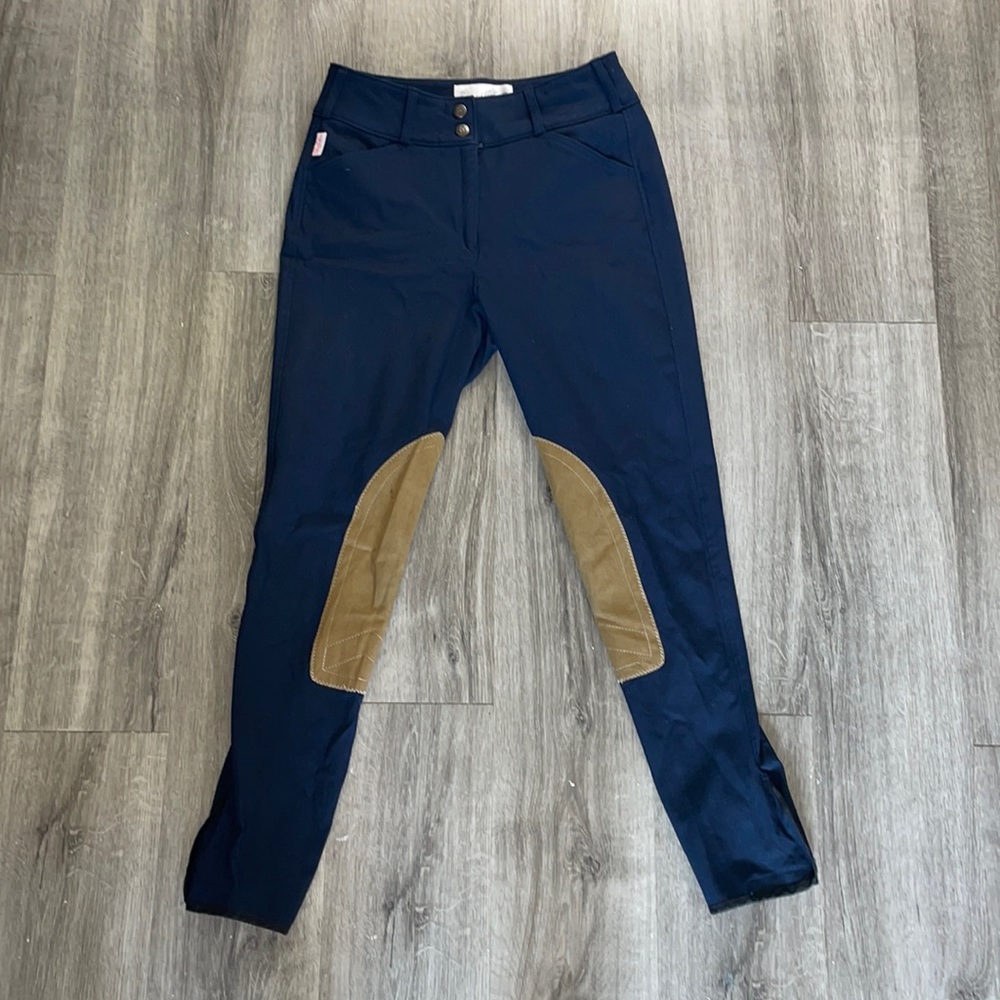 Size 26 tailored sportsman navy riding pants - Picture 1 of 2